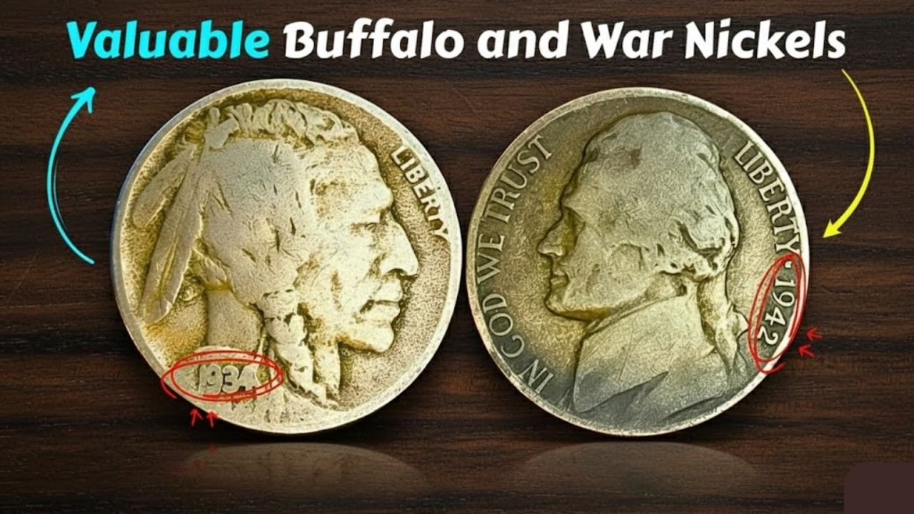 Most Valuable Buffalo and War Nickels